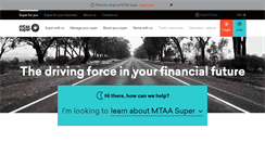 Desktop Screenshot of mtaasuper.com.au